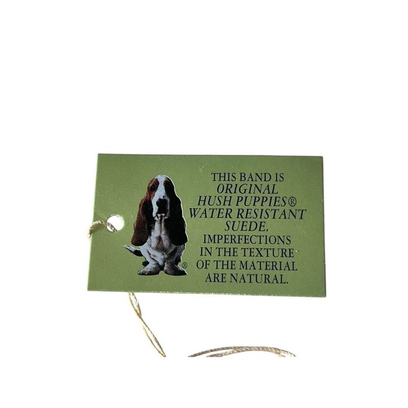 Vintage Hush Puppies Quartz Watch •Black Blue Brown Suede Bands NIB Very Rare - Picture 9 of 12